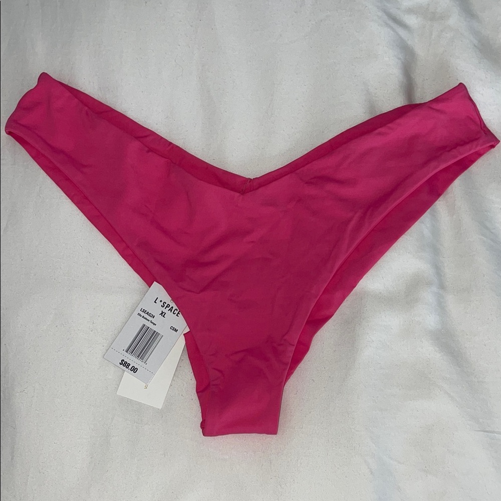 L*Space Fuchsia Bikini Bottom -NWT